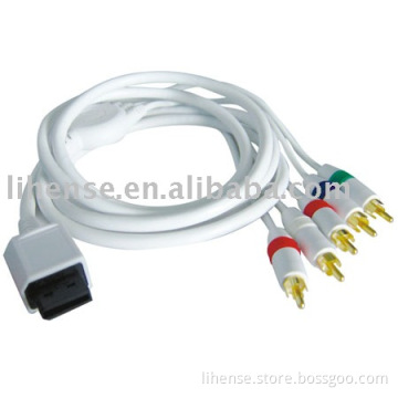 White Component cable for Wii
